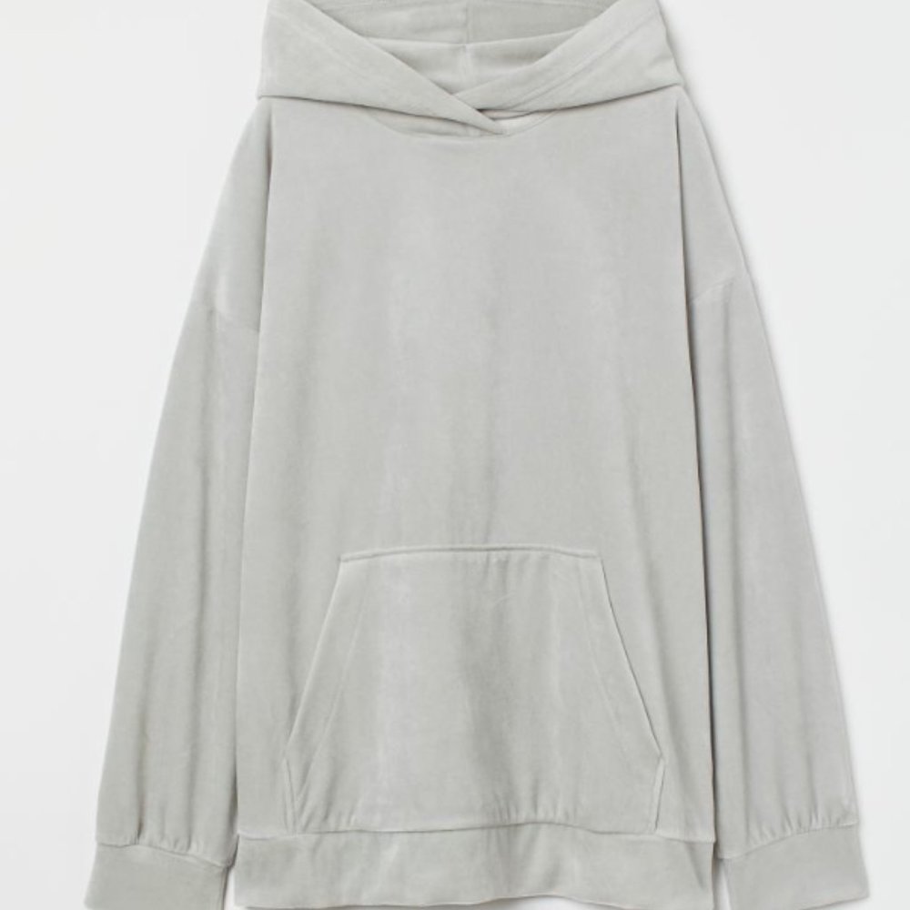 H&M Velour Hoodie (NWT)